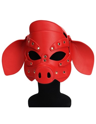 Masque Pig Grox Rouge | FetishXplore