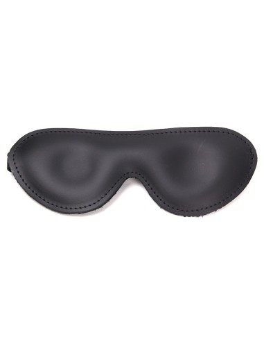 Deluxe black leather mask