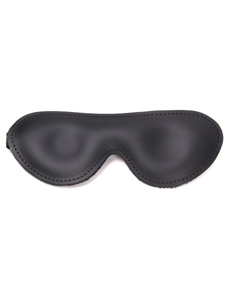 Deluxe black leather mask