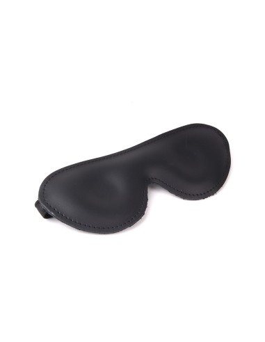 Deluxe black leather mask