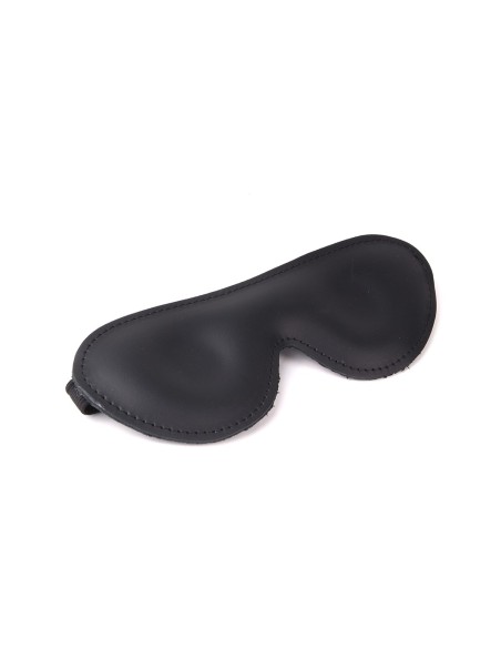 Deluxe black leather mask