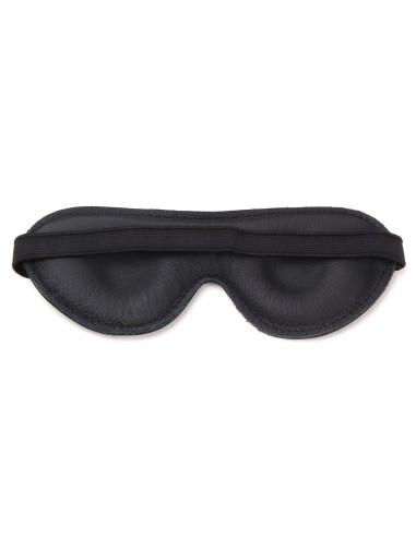 Deluxe black leather mask