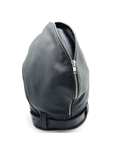 Cagoule Sensorielle en Cuir | FetishXplore