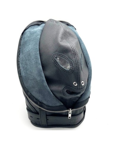 Cagoule Sensorielle en Cuir | FetishXplore