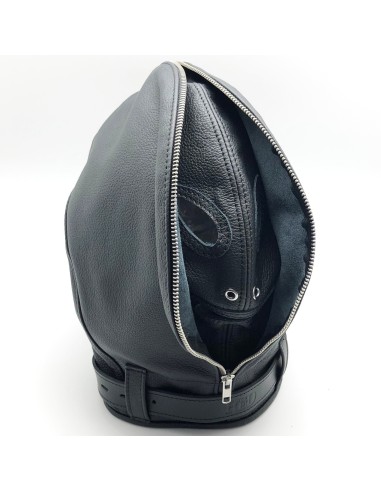 Cagoule Sensorielle en Cuir | FetishXplore