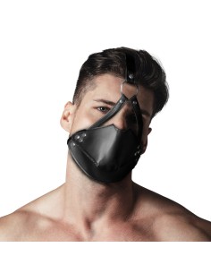Muselière avec Bâillon Head Harness Noire | FetishXplore