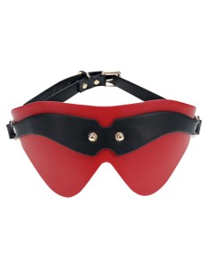 Masque SM Milan Noir et Rouge | FetishXplore