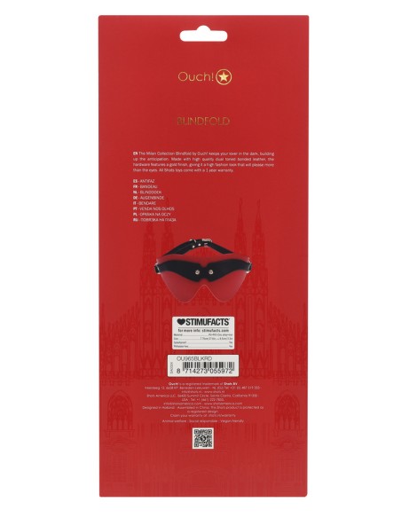 SM Milan Mask Black and Red