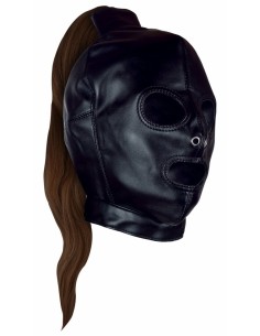 Cagoule Queue de Cheval Brune Hood Tail | FetishXplore