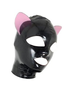 Cagoule Cat Fetish Noire | FetishXplore