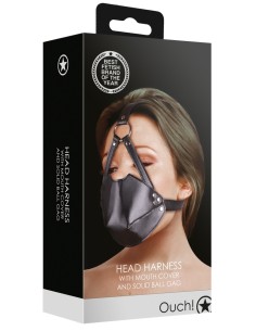 Baillon avec Boule et Muselière Gag Noir | FetishXplore 2