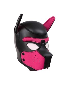 Cagoule Puppy Néoprène Rose | FetishXplore