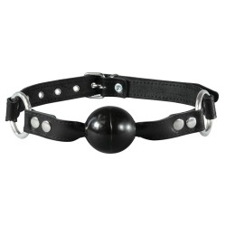 Baillon Boule Simply Gag 4cm Noir - FetishXplore