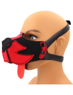 Museau Puppy Muz Noir-Rouge | FetishXplore
