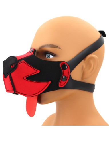 Museau Puppy Muz Noir-Rouge | FetishXplore