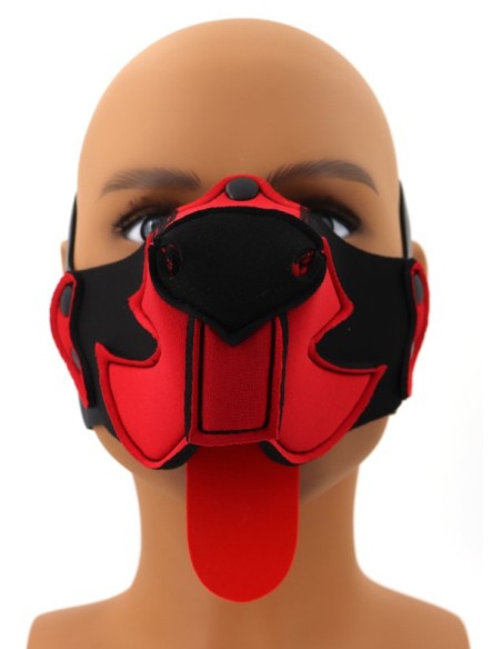Museau Puppy Muz Noir-Rouge | FetishXplore