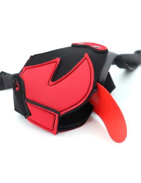 Museau Puppy Muz Noir-Rouge | FetishXplore