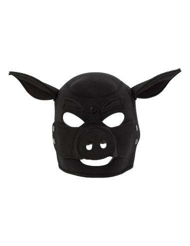 Cagoule Tête de Cochon Pig Noire | FetishXplore