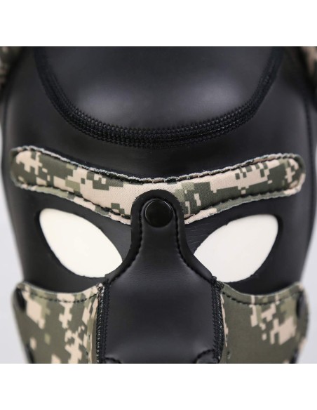 Cagoule PUPPY Néoprène Camouflage | FetishXplore