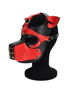 Masque Puppy Dog Ixo Noir-Rouge | FetishXplore