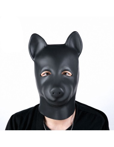 Cagoule en Latex Sweety Bear Noire | FetishXplore