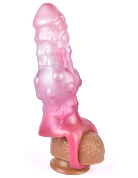 Gaine de Pénis Monster Toadix 17 x 6 cm Rose | FetishXplore