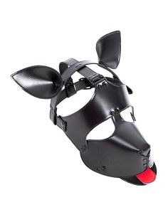 Masque Tête de Chien Dog Fun Noir | FetishXplore 2