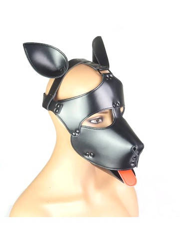 Masque Tête de Chien Dog Fun Noir | FetishXplore
