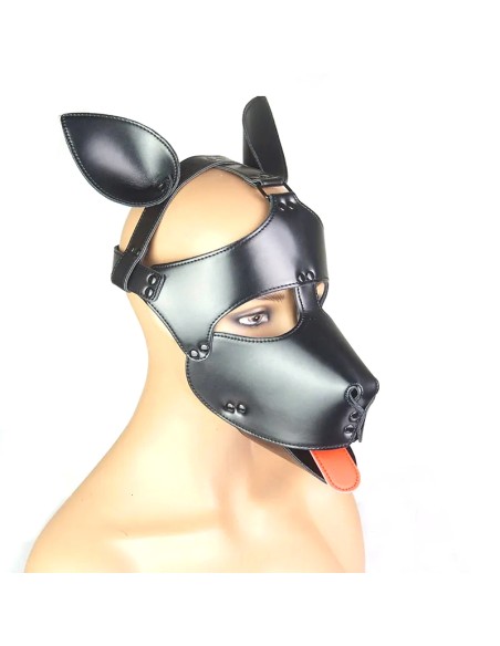 Masque Tête de Chien Dog Fun Noir | FetishXplore