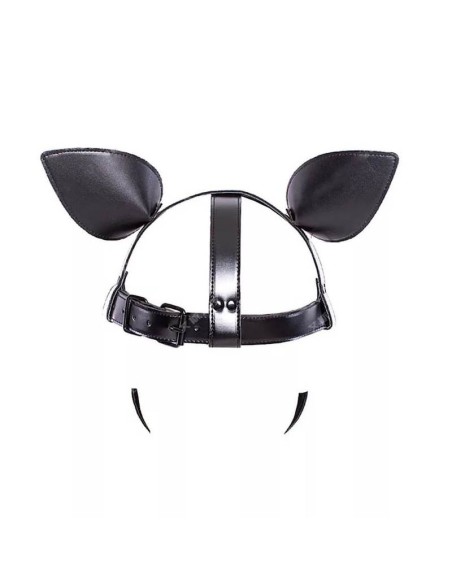 Masque Tête de Chien Dog Fun Noir | FetishXplore