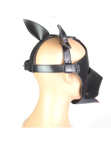 Masque Tête de Chien Dog Fun Noir | FetishXplore