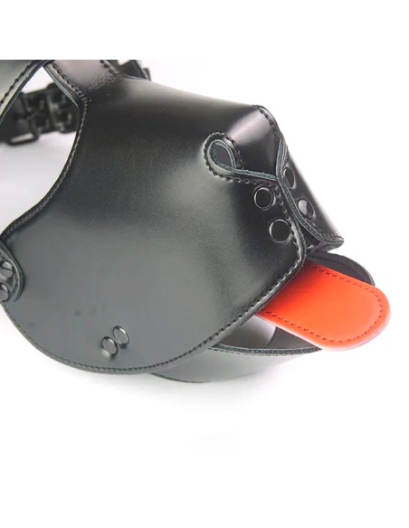 Masque Tête de Chien Dog Fun Noir | FetishXplore