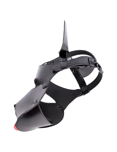 Masque Tête de Chien Dog Fun Noir | FetishXplore