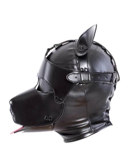 Masque Tête de Chien Dog Fun Noir | FetishXplore