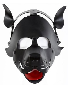 Masque Dog Pup Noir | FetishXplore