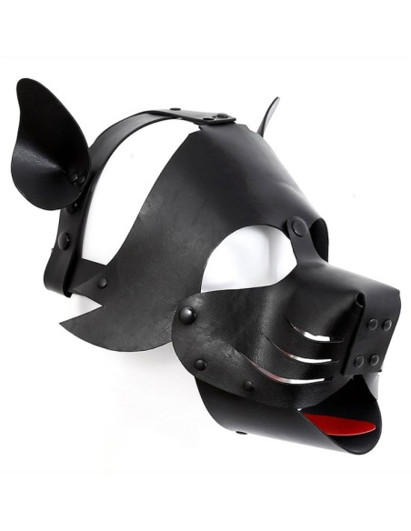 Masque Dog Pup Noir | FetishXplore