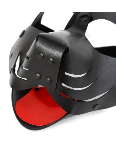 Masque Dog Pup Noir | FetishXplore