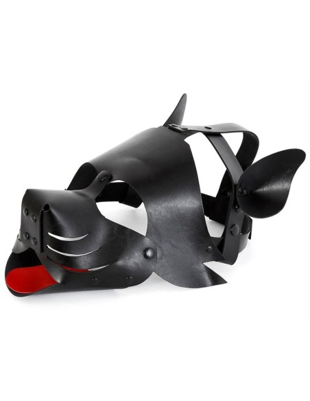 Masque Dog Pup Noir | FetishXplore