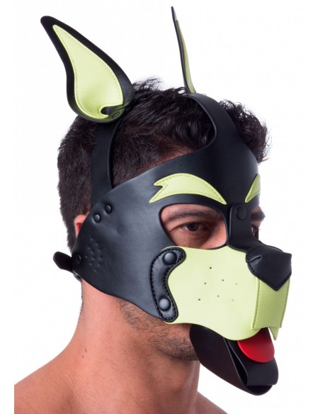 Masque Puppy 665 Jaune-Vert | FetishXplore