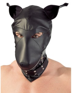 Cagoule Dog Fetish Simili Noir | FetishXplore