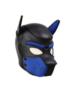 Cagoule Puppy Néoprène Bleu | FetishXplore