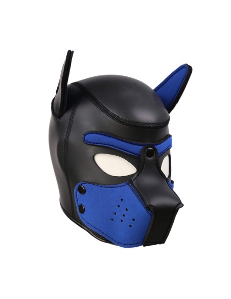 Cagoule Puppy Néoprène Bleu | FetishXplore