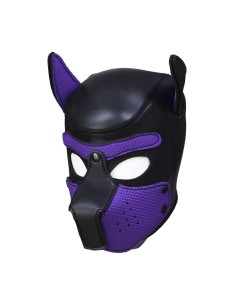 Cagoule Puppy Néoprène Violet | FetishXplore 2