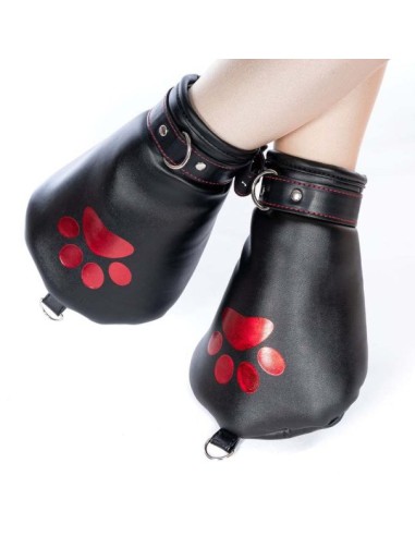 Kit Complet Puppy Bondage 14 Pièces Noir-Rouge | FetishXplore