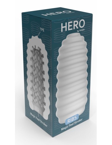 Masturbateur Hero Ribs Blanc | FetishXplore