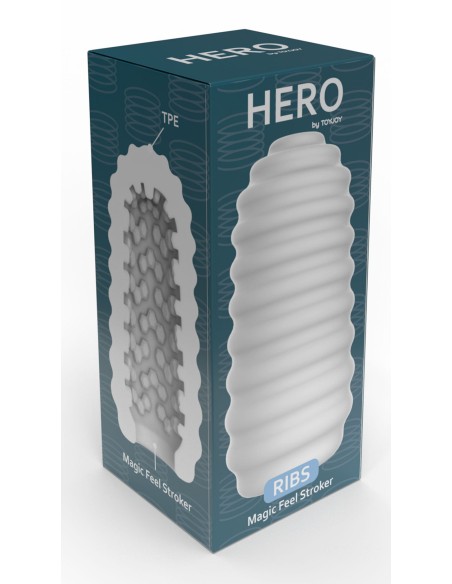 Masturbateur Hero Ribs Blanc | FetishXplore