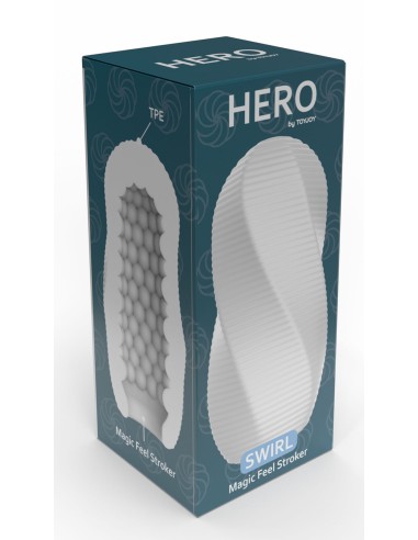 Masturbateur Hero Swirl Blanc | FetishXplore