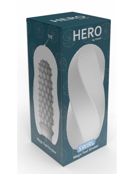 Masturbateur Hero Swirl Blanc | FetishXplore