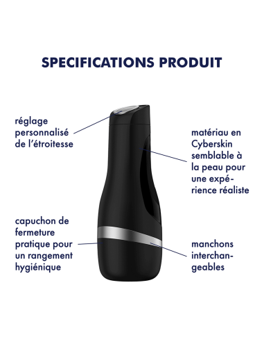 Masturbateur Satisfyer Men Classic Silver | FetishXplore
