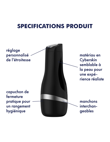 Masturbateur Satisfyer Men Classic Silver | FetishXplore